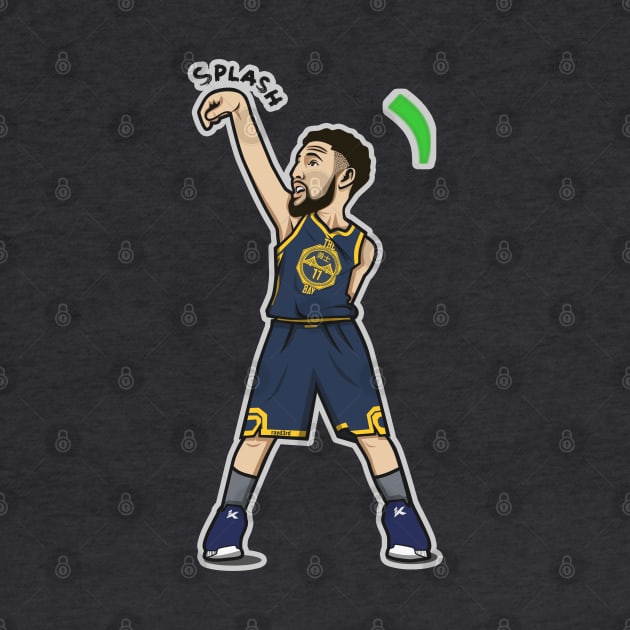 Klay Thompson Cartoon Style by ray1007